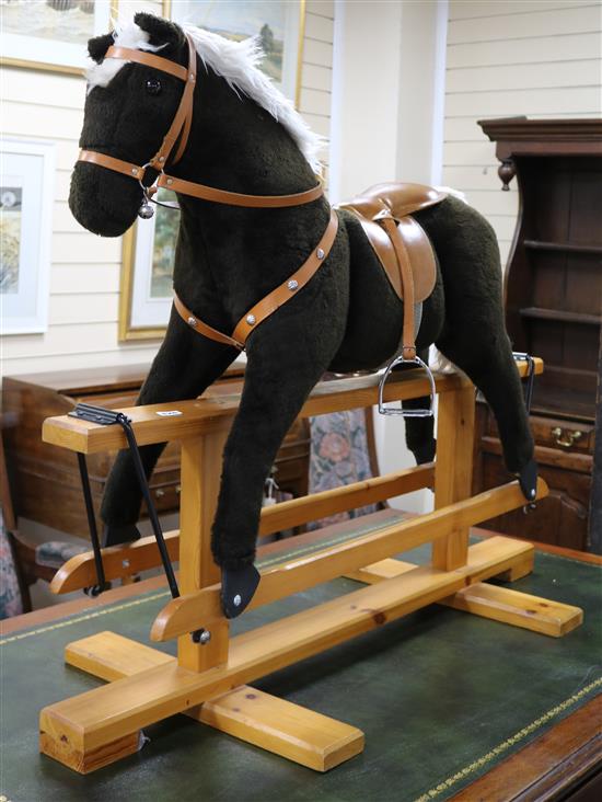 A rocking horse